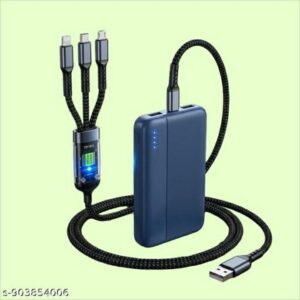 premium 10000mah ultra fast charging power bank compact design, dual usb output & led battery indicator,m,004,617
