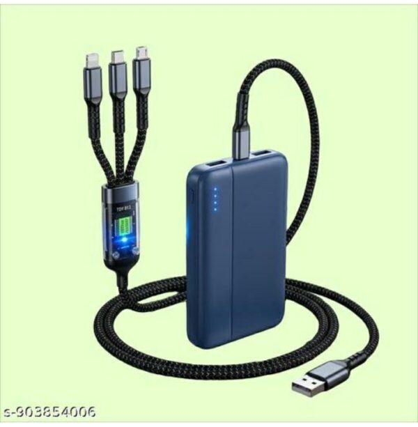 premium 10000mah ultra fast charging power bank compact design, dual usb output & led battery indicator,m,004,617