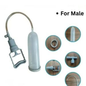 manual vacuum pump for men – personal healthcare device with transparent cylinder & easy grip handle ​,m,021,320