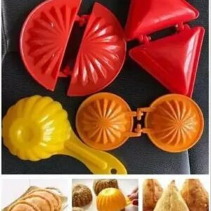 4 in 1 multipurpose gujiya, momos, samosa & modak maker mould set pack of 4,m,026,101