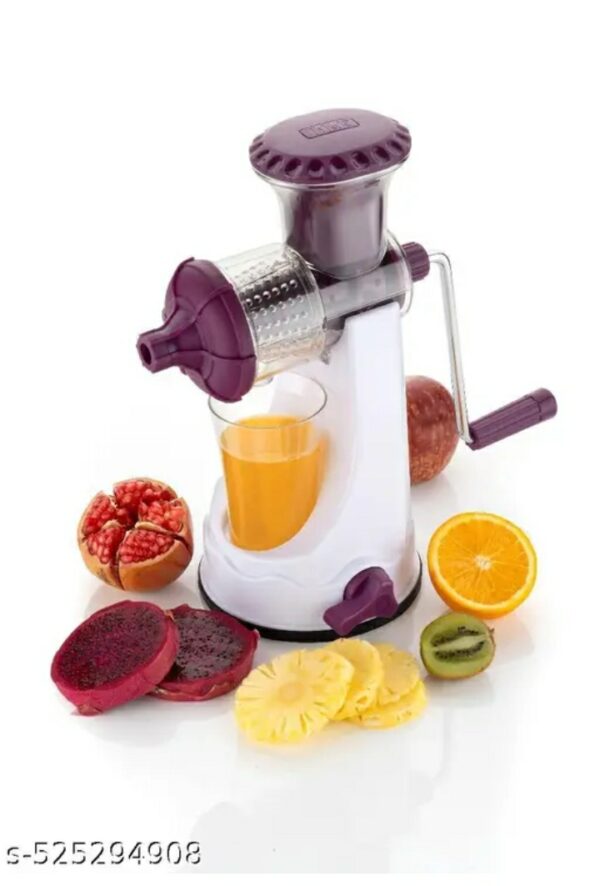 rina bazar premium handy fruit & vegetable juicer with steel handle – manual cold press juicer (multicolor m.012,409