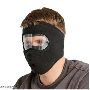 premium woolen face mask for winter – breathable & warm knitted mouth cover for cold protection (washable & reusable)m,035,170