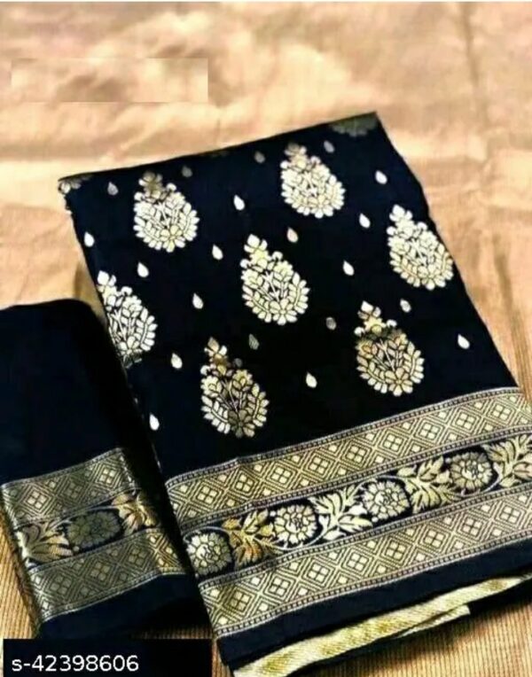 premium vichitra silk party wear saree with beautiful embroidery work and blouse piece – elegant indian wedding and festival saree for women (multicolor)m,056,406