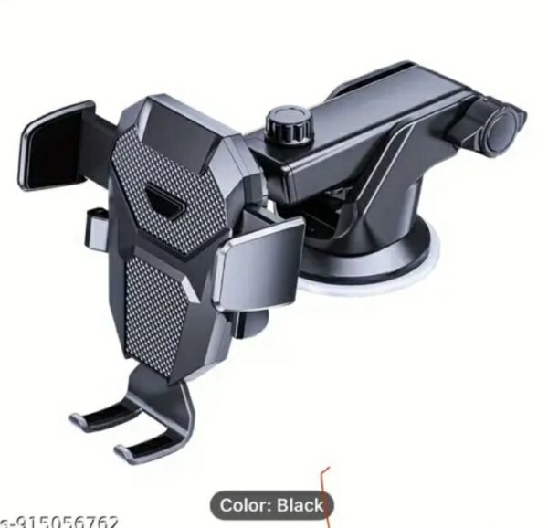 premium 360° rotating car dashboard mobile holder – strong grip magnetic/clip stand for smartphones, universal adjustable phone mount for car dashboard and desk (black)m,062,278