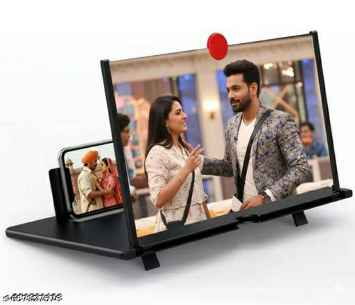 premium 3d mobile screen magnifier – hd movie video amplifier with foldable stand, portable screen expander for all smartphones (black/white)m075,183 premium 3d mobile screen magnifier – hd movie video amplifier with foldable stand, portable screen expander for all smartphones (black/white)m075,183