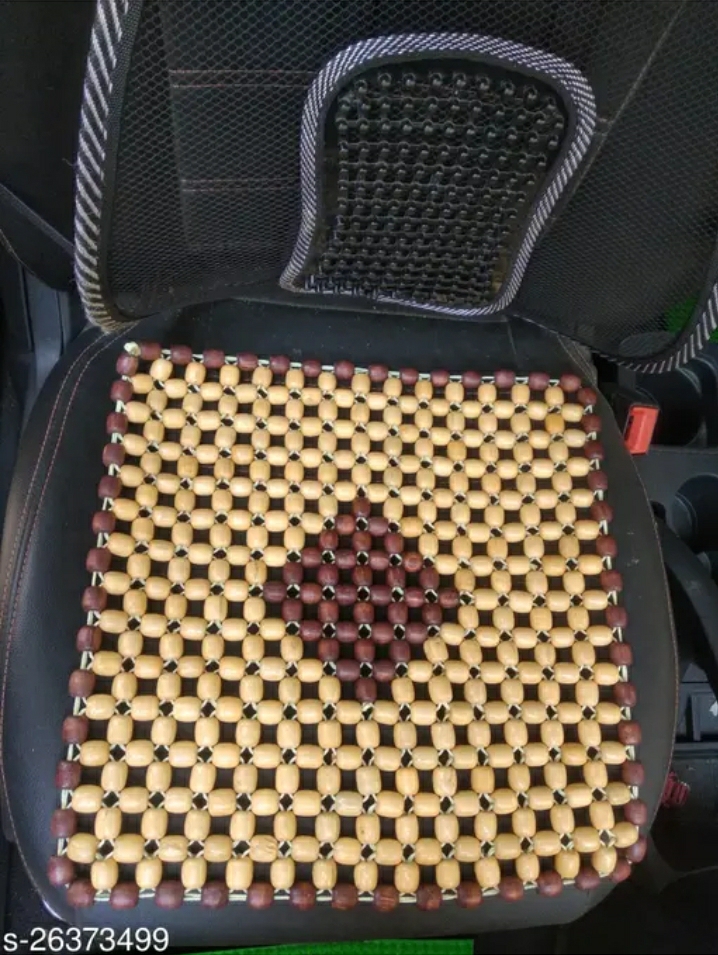 universal wooden bead seat cushion – breathable back support for car driver seat, office chair, and home comfort | natural wood massaging seat cover (brown/tan)m,084,474 universal wooden bead seat cushion – breathable back support for car driver seat, office chair, and home comfort | natural wood massaging seat cover (brown/tan)m,084,474