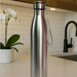 premium stainless steel fridge water bottle durable, leak proof & eco friendly drinking bottle (1000ml)m,052,250,
