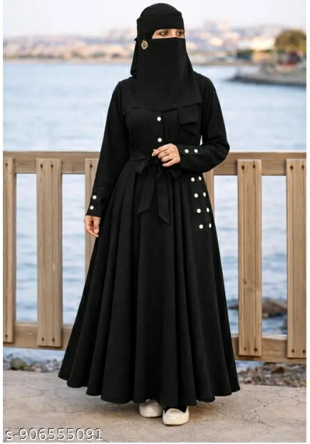 premium 3 layer full size niqab – high quality breathable soft georgette burkha face cover | long khimar style islamic veil for women (black)m,088,435 premium 3 layer full size niqab – high quality breathable soft georgette burkha face cover | long khimar style islamic veil for women (black)m,088,435