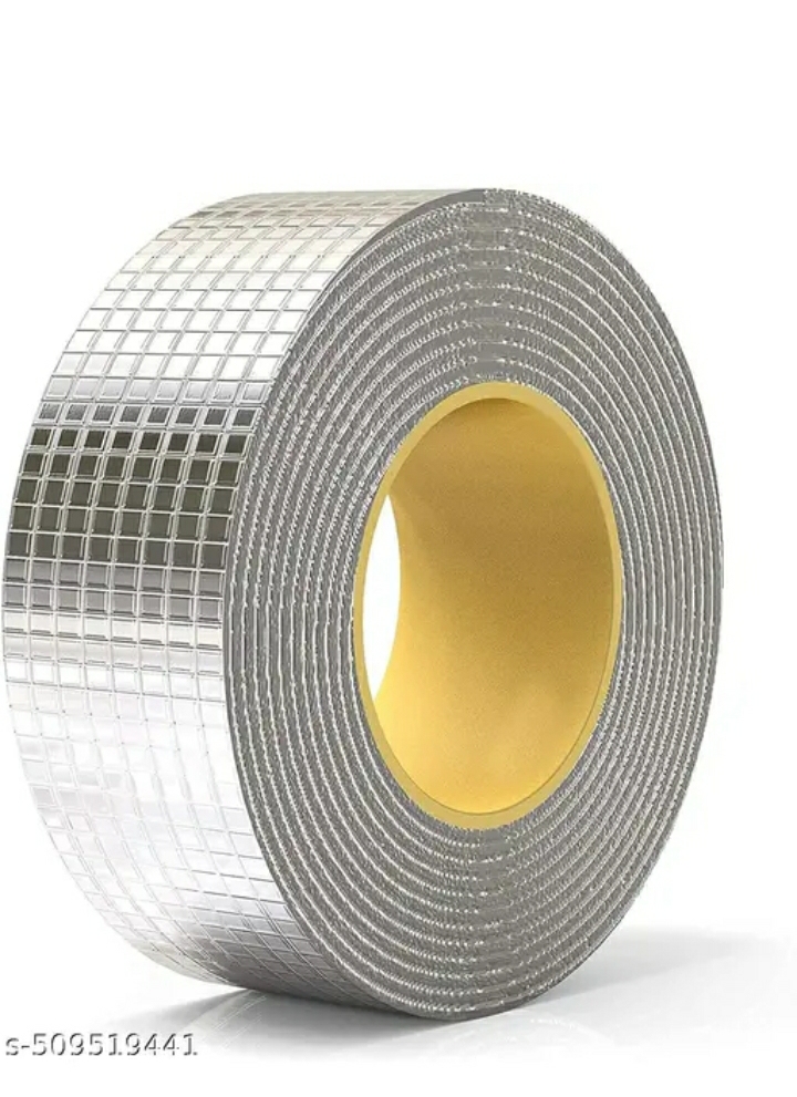 super strong waterproof leakage repair tape – aluminum foil heavy duty adhesive tape for roof repair, pipe leaks, and surface cracks (silver)m,040,150 super strong waterproof leakage repair tape – aluminum foil heavy duty adhesive tape for roof repair, pipe leaks, and surface cracks (silver)m,040,150