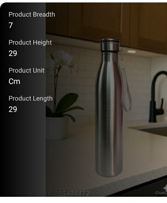 premium stainless steel fridge water bottle durable, leak proof & eco friendly drinking bottle (1000ml)m,052,250, premium stainless steel fridge water bottle durable, leak proof & eco friendly drinking bottle (1000ml)m,052,250,