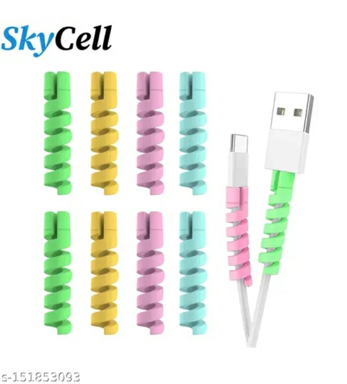 premium spiral cable protectors – flexible silicone wire protector for mobile chargers, earphones, and usb cables (set of 10/20 pcs, multicolor)m,064,116 premium spiral cable protectors – flexible silicone wire protector for mobile chargers, earphones, and usb cables (set of 10/20 pcs, multicolor)m,064,116